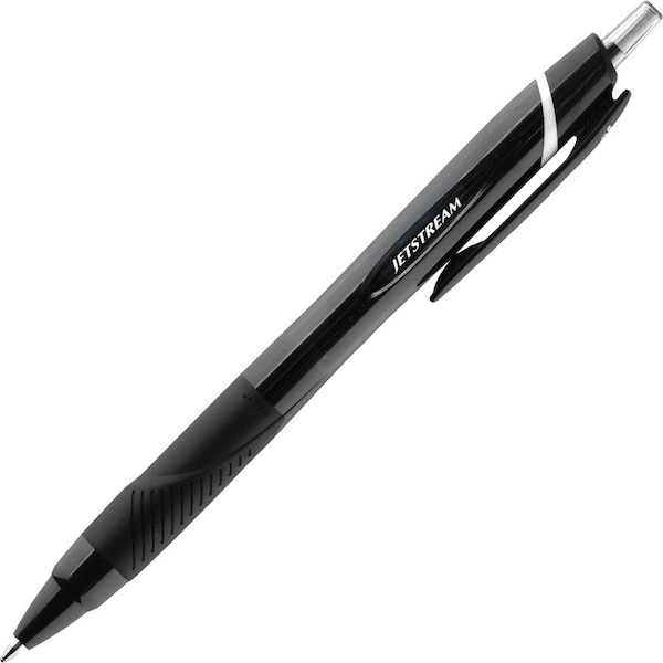 Pen, Ballpoint, 1.0mm Point, 1/2"Wx3/5"Lx5-1/2"H, 12/DZ, BK PK
